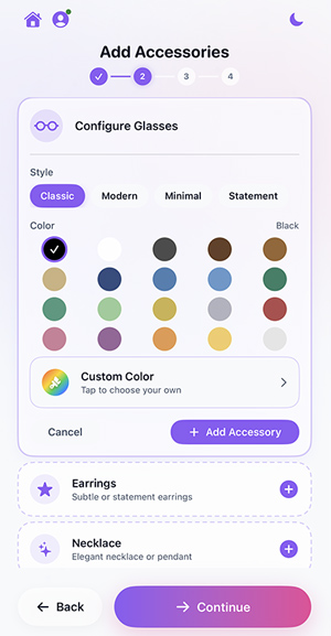 Accessories Selection